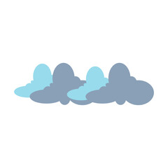 cloudy weather vector illustration