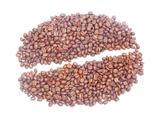 coffee beans isolated on transparent background png file