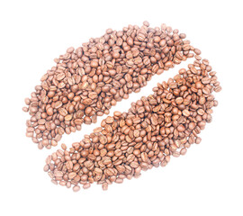 coffee beans isolated on transparent background png file