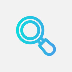 Search icon in gradient style about user interface, use for website mobile app presentation