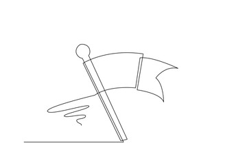 simple line illustration of winner celebration. one line concept of winner in sport or tournament and gold medal and first champion celebration.