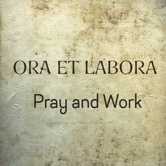 pray and work Lat