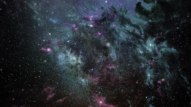 4k a  dark nebula clouds that form in the universe