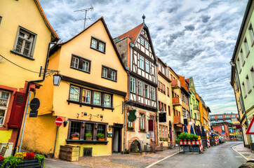 Obraz premium Traditional architecture of Aschaffenburg in Bavaria, Germany