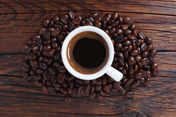 Coffee and beans