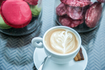 Coffee day shot, Photo is selective focus with shallow depth of field. Taken at Cairo Egypt on 18 November 2016.
