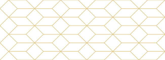 Diamond polygonal pattern banner background design vector. Luxury gold texture wallpaper.