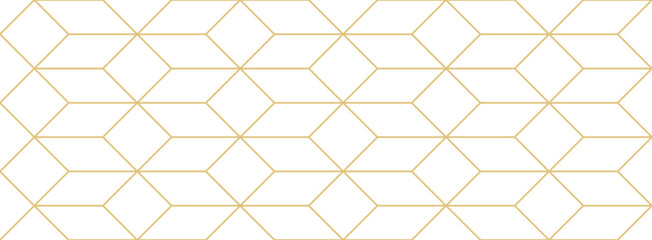 Diamond polygonal pattern banner background design vector. Luxury gold texture wallpaper.