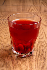 fruit drink with cranberry