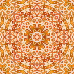 Decorative Seamless Repeating Vintage Pattern Tile