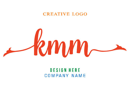 KMM lettering, perfect for company logos, offices, campuses, schools, religious education