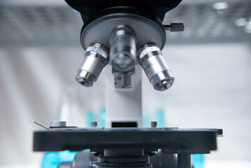 Fototapeta na wymiar laboratory micro science medicine microscope research chemistry equipment scope biotechnology