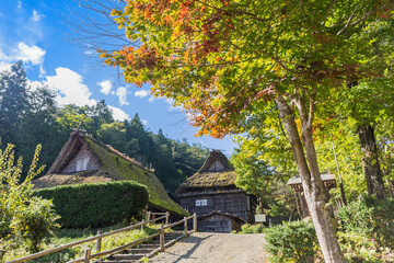 高山　飛騨の里　民俗村　合掌造り　民家　日本家屋