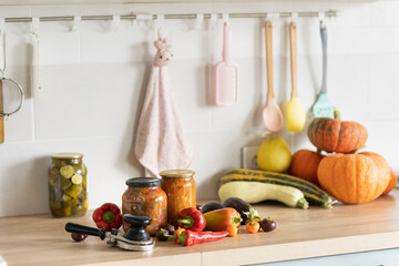 vegetables on the table