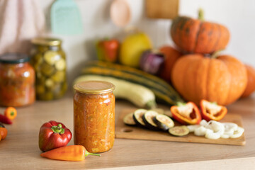 vegetables on the table