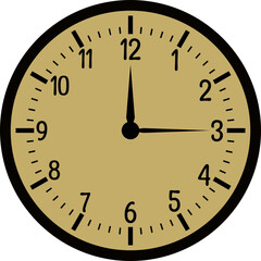 clock vector design illustrated isolated on transparent background 