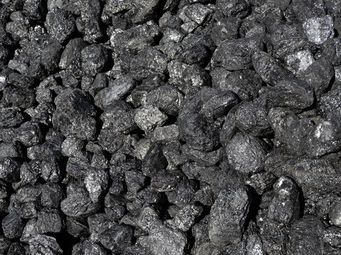Bituminous black coal as background image