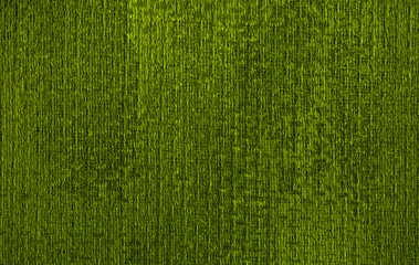 Green background from decorative plaster with abstract spots. Unusual green wall texture with beautiful patterns, creative surface background. Front covering for facing of buildings.