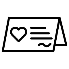 wedding invitation icon