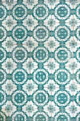 Azulejos portugueses en Alcobaça, Portugal