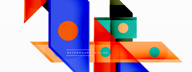 Color overlapping stripes background. Colorful lines composition for wallpaper, banner, background or landing