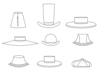 hat vector design illustration isolated on white background