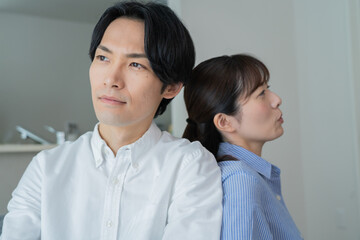 喧嘩するカップル