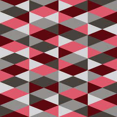 Seamless pattern with diamonds and triangles.