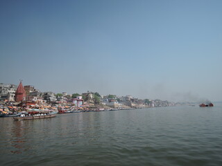 Varanasi is a city on the Ganges river in northern India that has a central place in pilgrimage,...