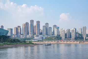 Fototapeta na wymiar Jiangjing Real Estate in Nan'an District, Chongqing, China