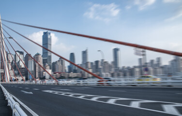 Obraz premium Urban road speed concept map