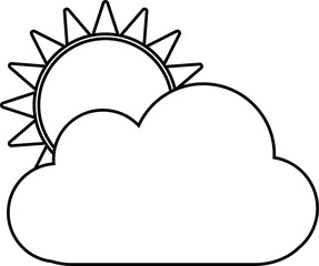 meteorology icons design illustration isolated on transparent background