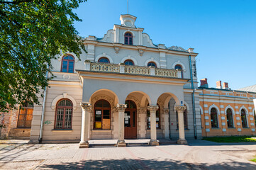 Historic railway station, Aleksandrow Kujawski, Kuyavian-Pomeranian Voivodeship, Poland