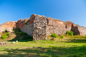 Castle ruins from the turn of the 14th/15th century, Bobrowniki, Kuyavian-Pomeranian Voivodeship, Poland