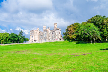 Fototapeta na wymiar Lews Castle, Victorian era castle in Stornoway, Isle of Lewis, Scotland