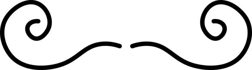 moustache icons vector design illustration isolated on transparent background