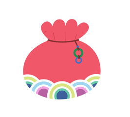 대한민국의 전통일러스트 복주머니