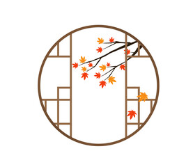 대한민국의 전통일러스트 문창살