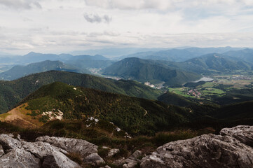 Fototapeta premium landscape with mountains