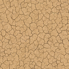Seamless Ground Texture. Rough, dusty, dirty material, with scratches. Aesthetic background for design, advertising, 3D. Empty space for inscriptions. Image in the grunge style.