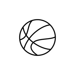 Basketball icon vector for web and mobile app. Basketball ball sign and symbol