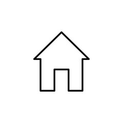 House icon for web and mobile app. Home sign and symbol