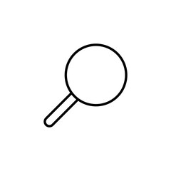 Search icon for web and mobile app. search magnifying glass sign and symbol