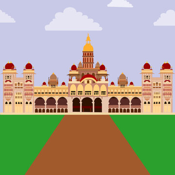 Mysore Palace India Digital Color Sketch iPhone 8 Case by Harsha Mota -  Fine Art America