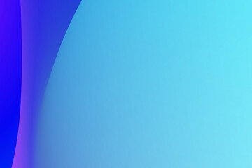 blue cyan bright colorful futuristic minimalist gradient background with colorful gradient waves at the left side of the gradient