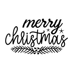 Merry christmas svg