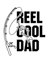 Reel Cool Dad is a vector design for printing on various surfaces like t shirt, mug etc. 