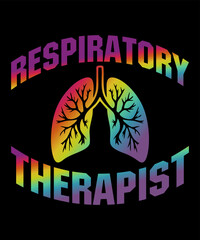 Respiratory Therapistis a vector design for printing on various surfaces like t shirt, mug etc.