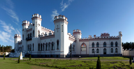 North facade of the Puslovsky Palace (Kossovo Castle). Kossovo. Ivatsevichi district. Brest region. Belarus