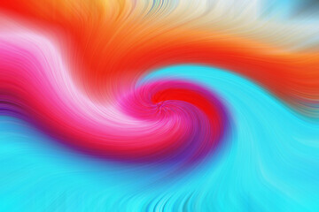 Obraz premium Digital art, seamless multocolour swirl background